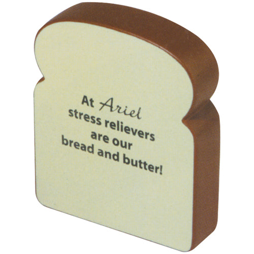 Branded Slice of Bread Stress Toy