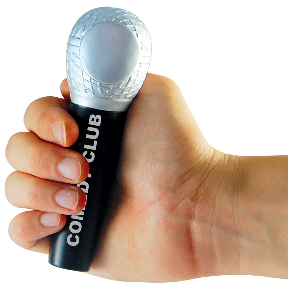 Branded Microphone Stress Toy