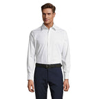 Branded Men's Stretch Shirt in White