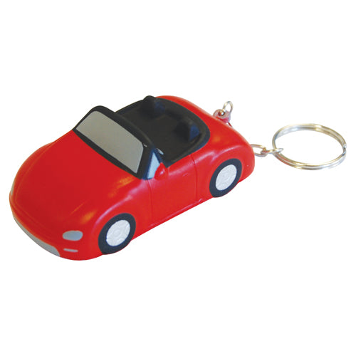 Branded Sports Car Stress Toy Keyring