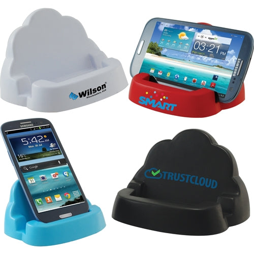 Branded Stress Cloud Phone Holder