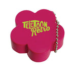 Branded Flower Stress Toy Keyring