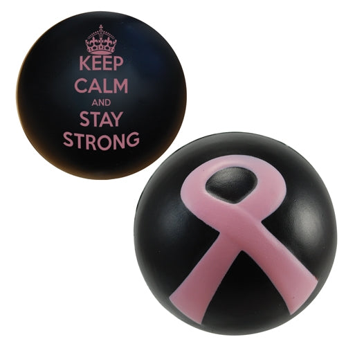 Branded Ribbon Ball Stress Toy