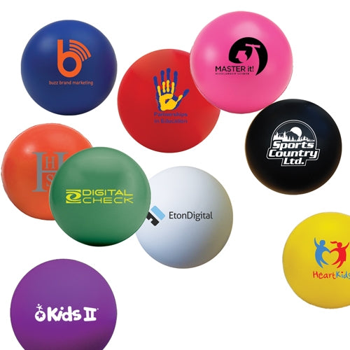 Branded 60mm Stress Ball - Low Cost