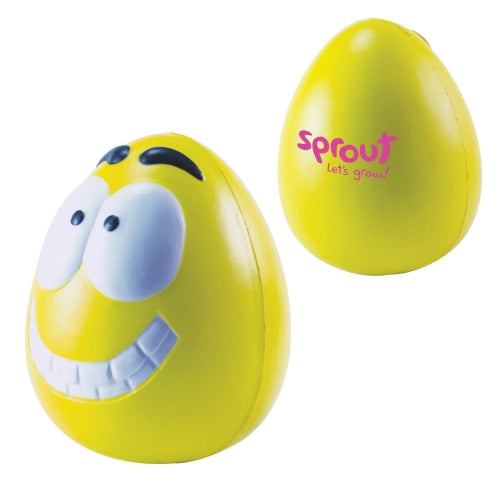 Branded Wobbling Egg Stress Toy