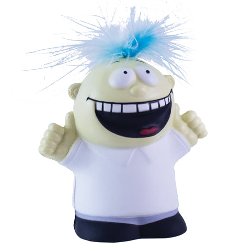 Branded Crazy Hair Man Stress Toy