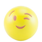 Branded 3D Wink Emoji Stress Toy