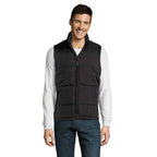 Branded Quilted Bodywarmer in Black
