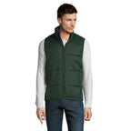 Branded Quilted Bodywarmer in Green
