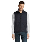 Branded Quilted Bodywarmer in Blue