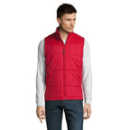 Branded Quilted Bodywarmer in Red