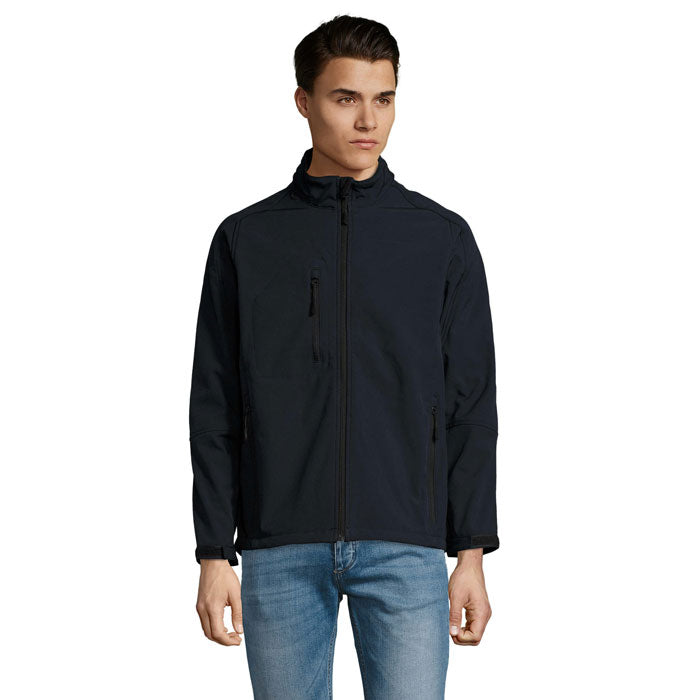 Branded Men's Waterproof Zip-Through Jacket colour option AB