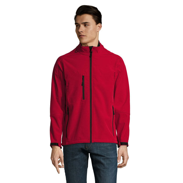 Branded Men's Waterproof Zip-Through Jacket colour option PE