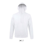 Branded Fitted Pullover Hoodie in Grey