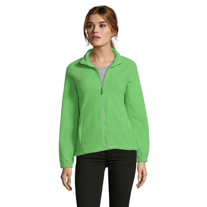 Branded Women's Zipped Fleece Jacket colour option LM