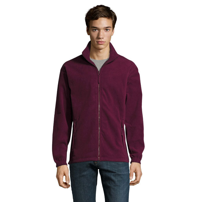 Branded Men's Zipped Fleece Jacket colour option BG