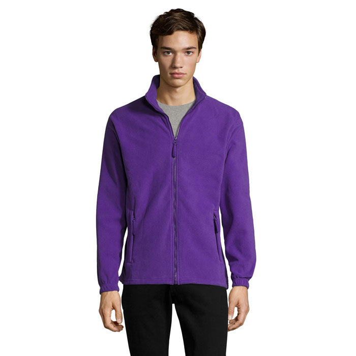 Branded Men's Zipped Fleece Jacket colour option DA
