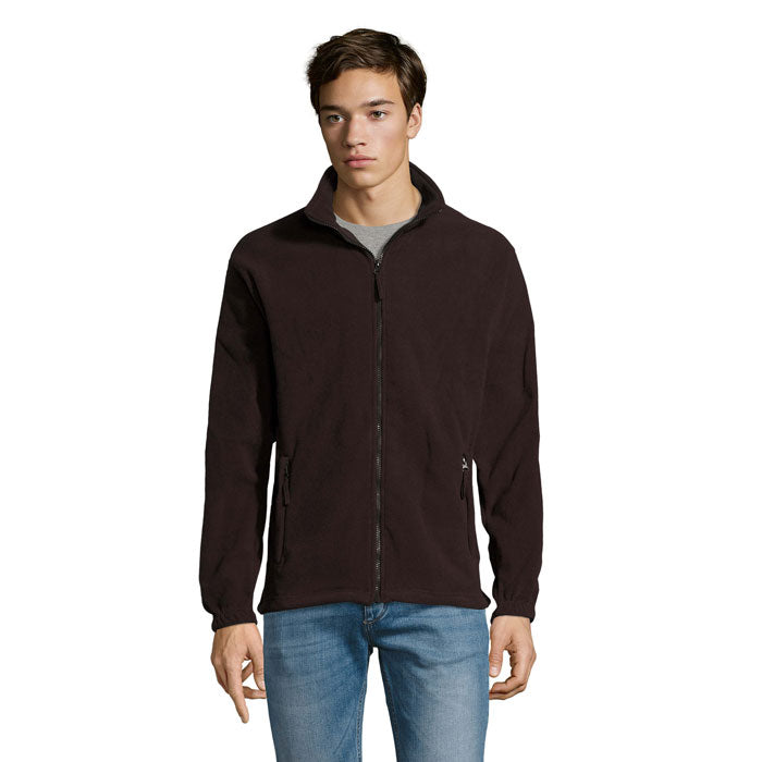 Branded Men's Zipped Fleece Jacket colour option DC