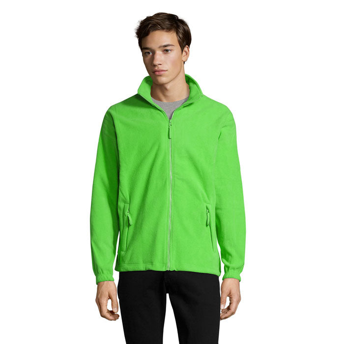Branded Men's Zipped Fleece Jacket colour option LM