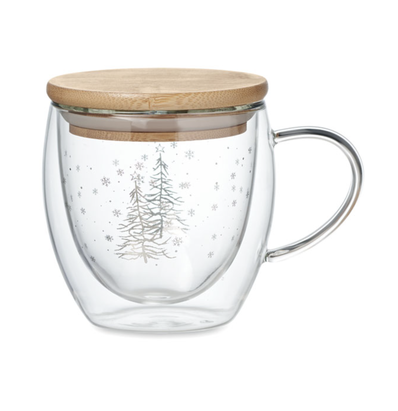 Branded Borosilicate Christmas Tree Mug