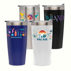 Branded Stainless Steel Tall Tumbler