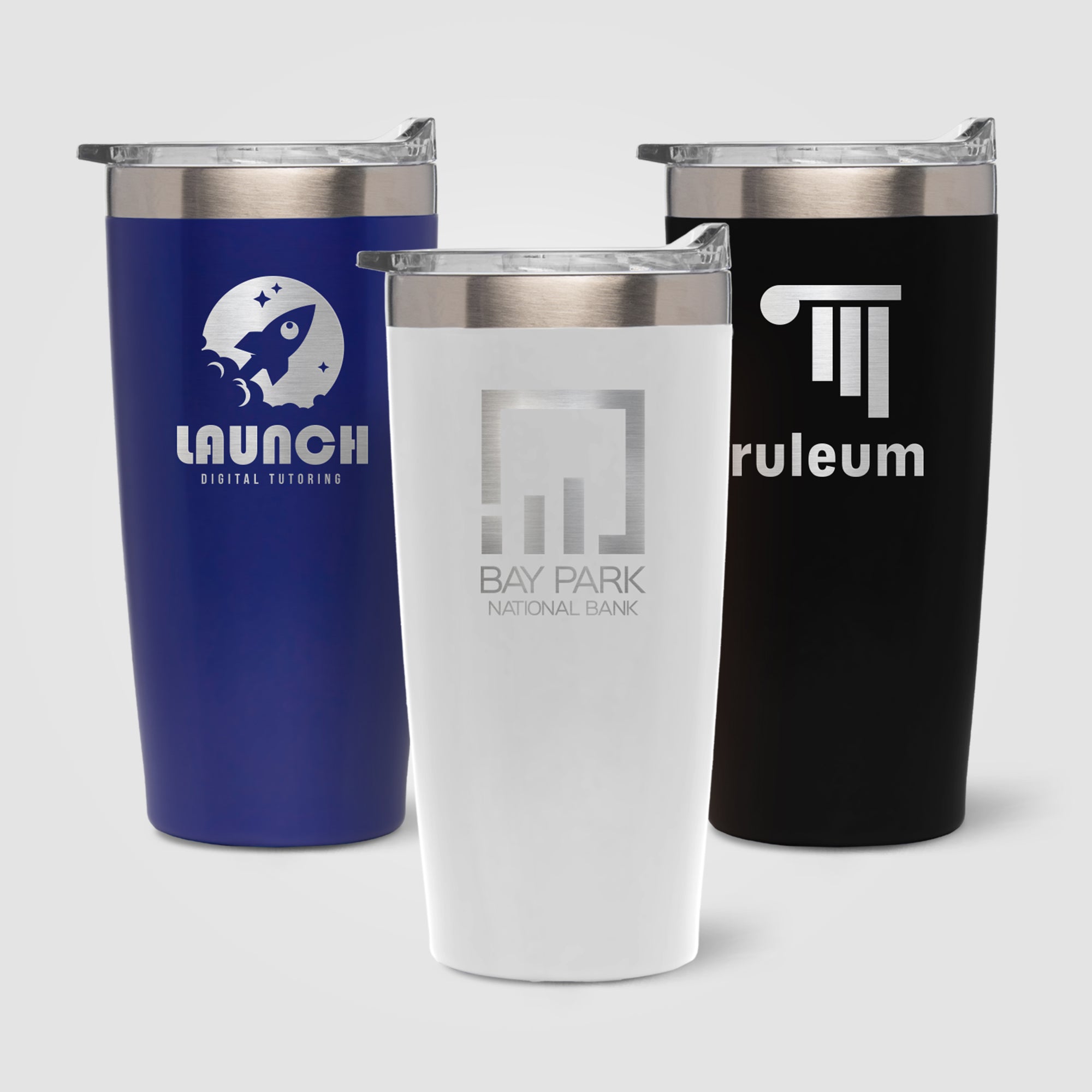 Branded Stainless Steel Tall Tumbler