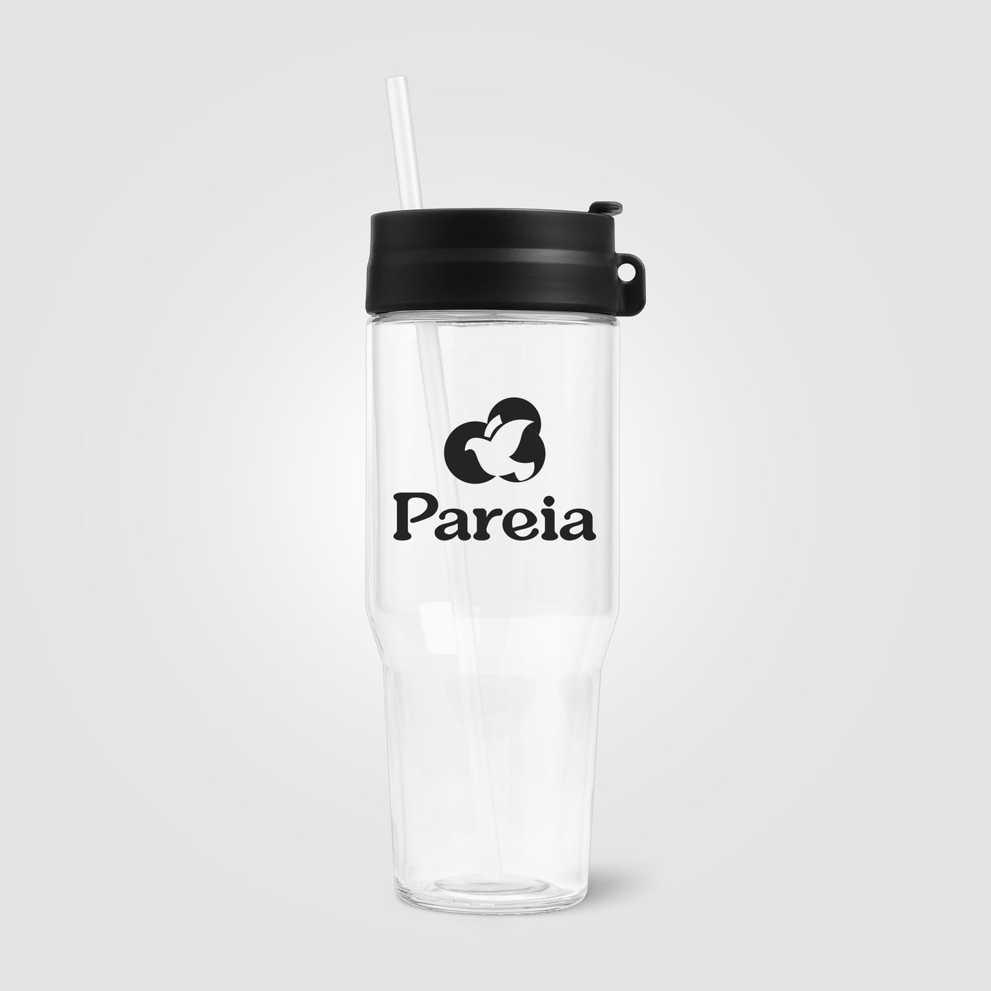 Recycled Glass Straw Tumbler
