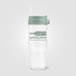 Recycled Glass Straw Tumbler