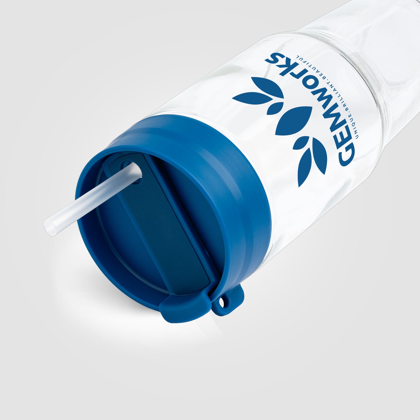 Recycled Glass Straw Tumbler