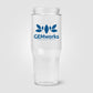 Recycled Glass Straw Tumbler