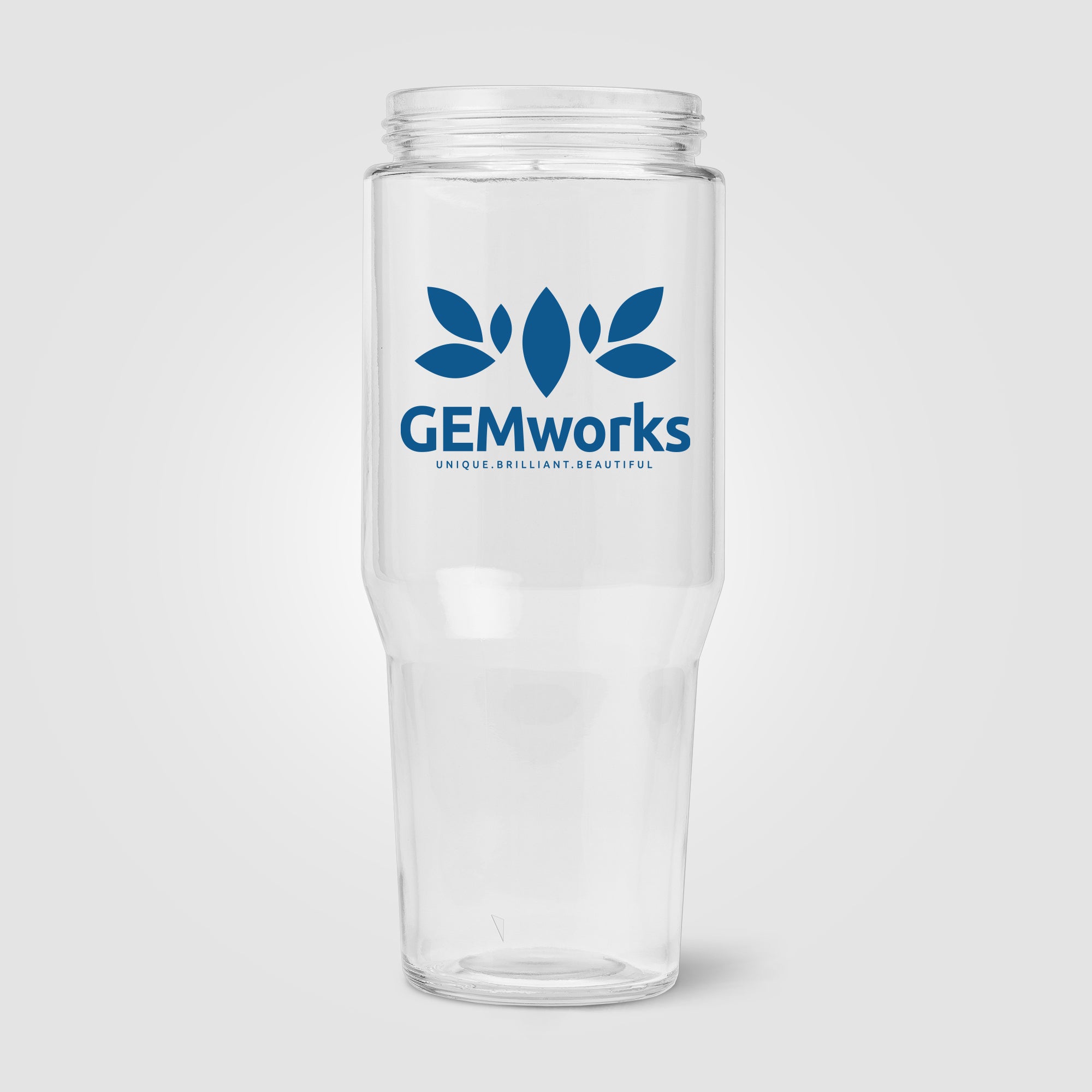 Branded Tall Glass Tumbler