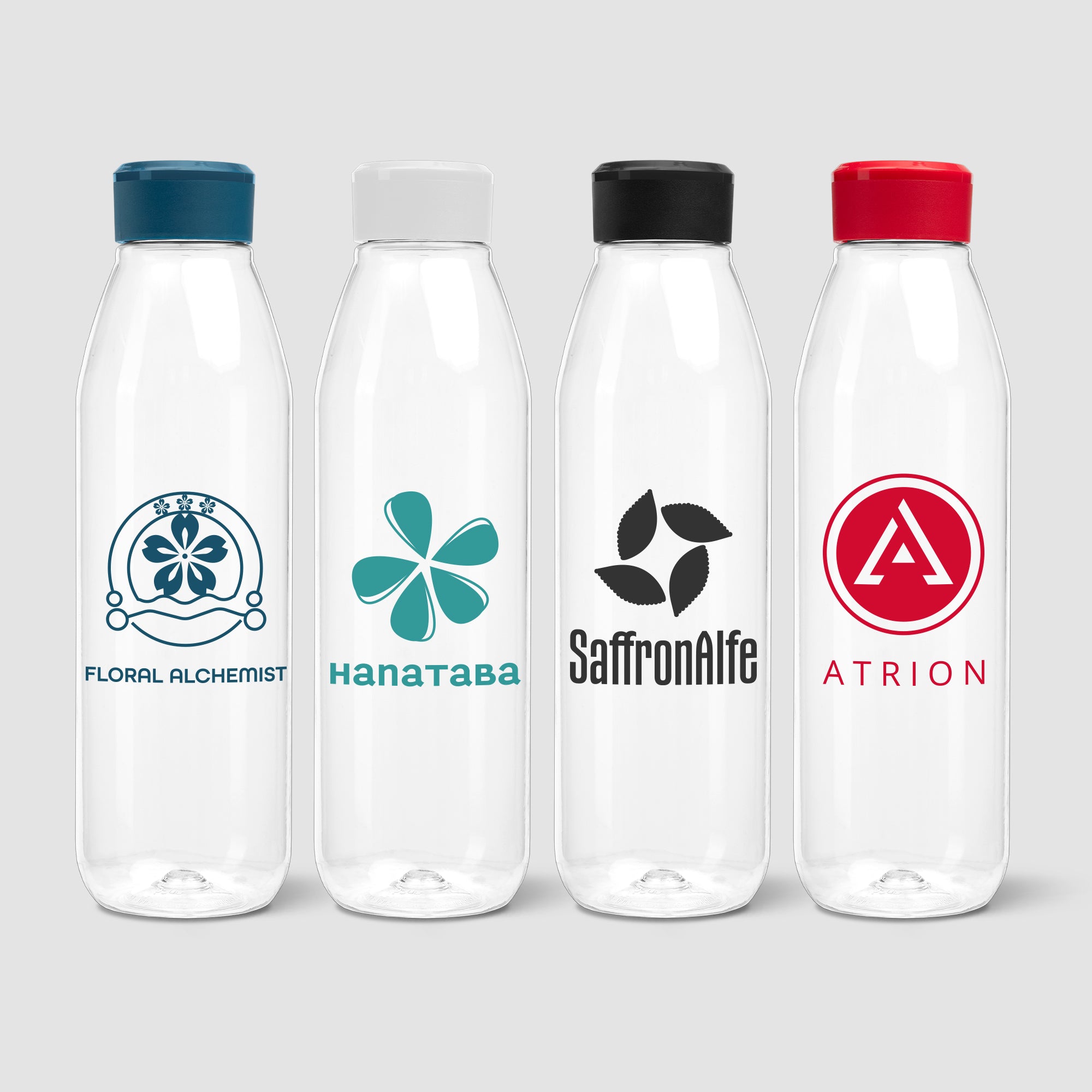 Branded Colour Cap Water Bottle