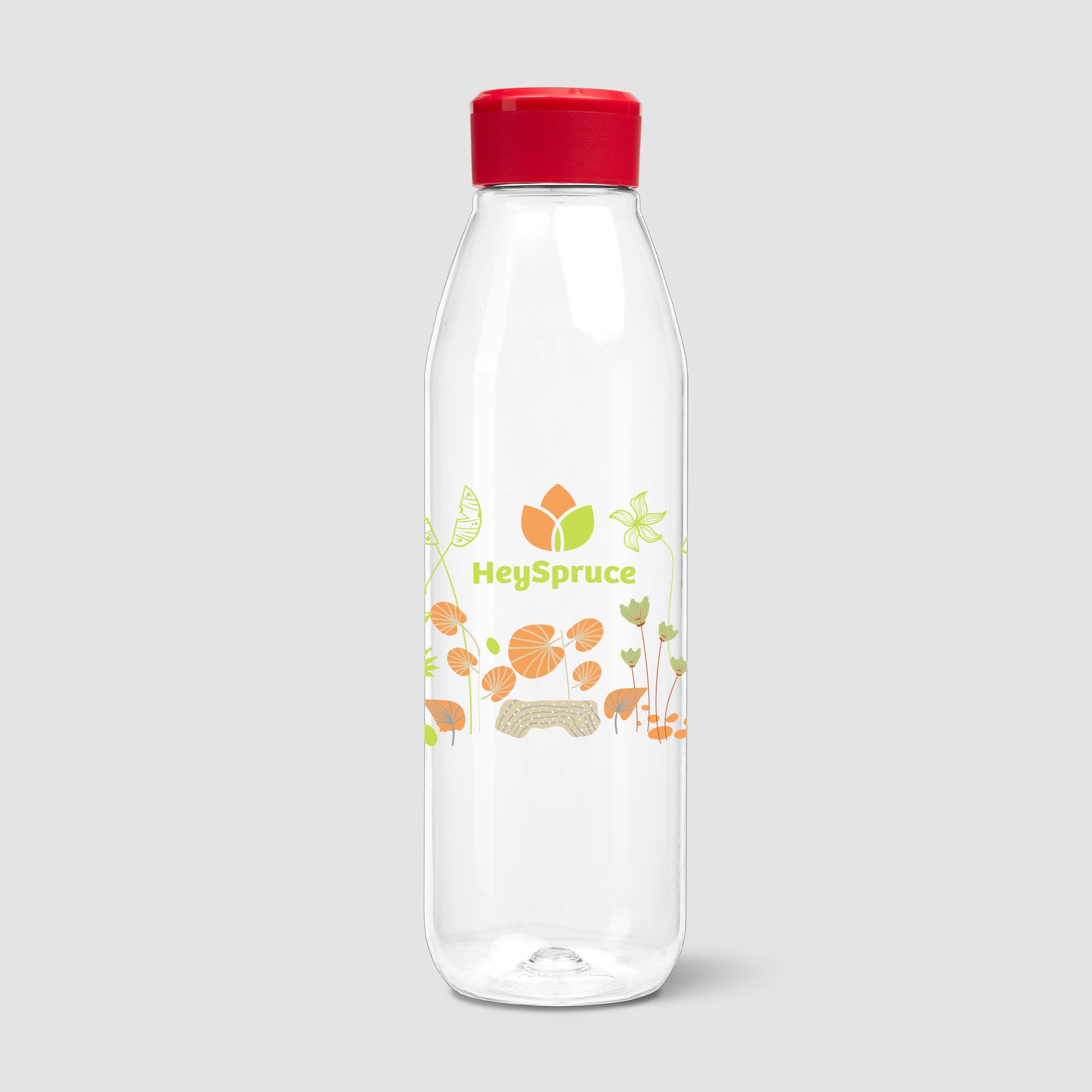 Branded Colour Cap Water Bottle