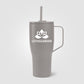 Recycled Stainless Steel Straw Tumbler