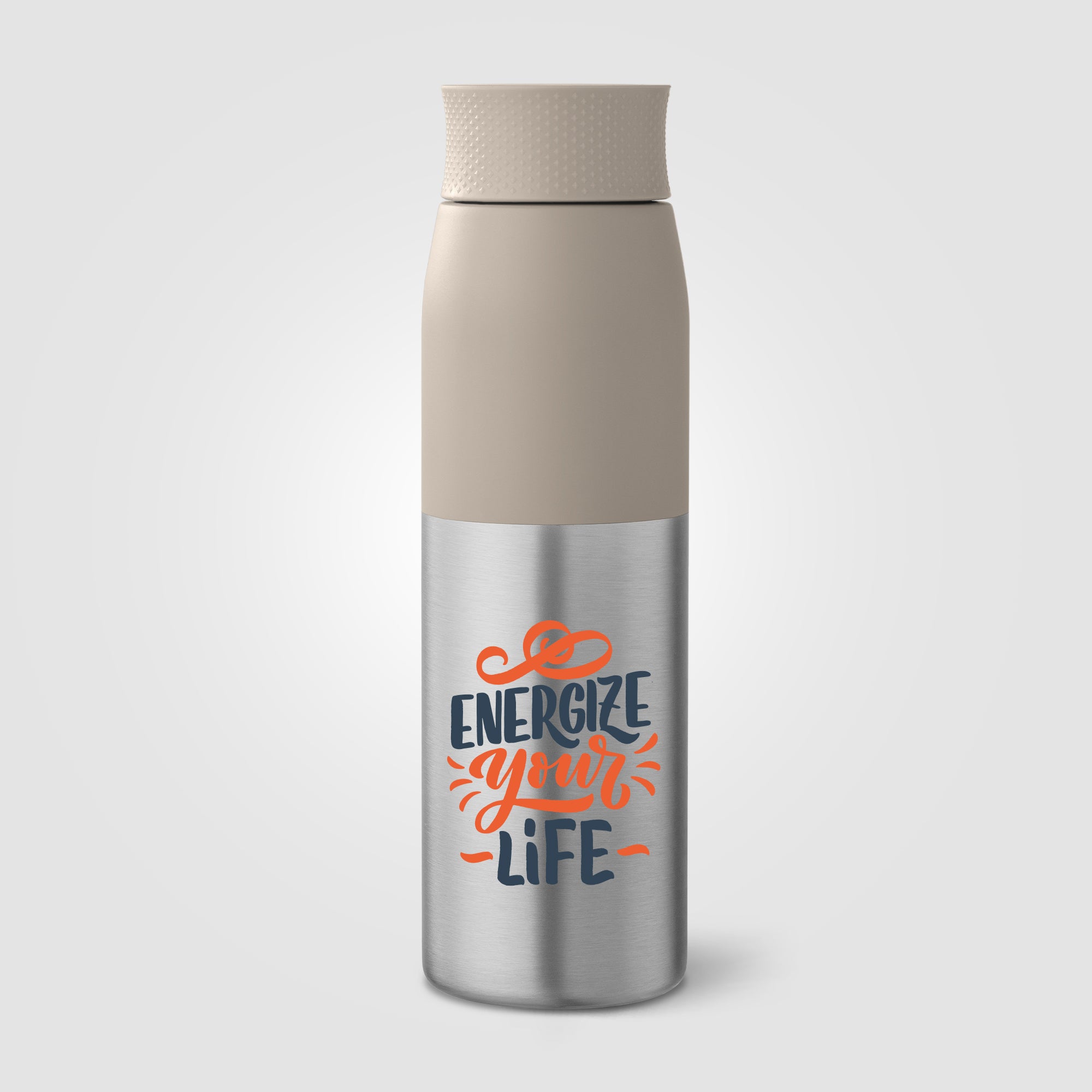 Branded Stainless Steel and Colour Water Bottle