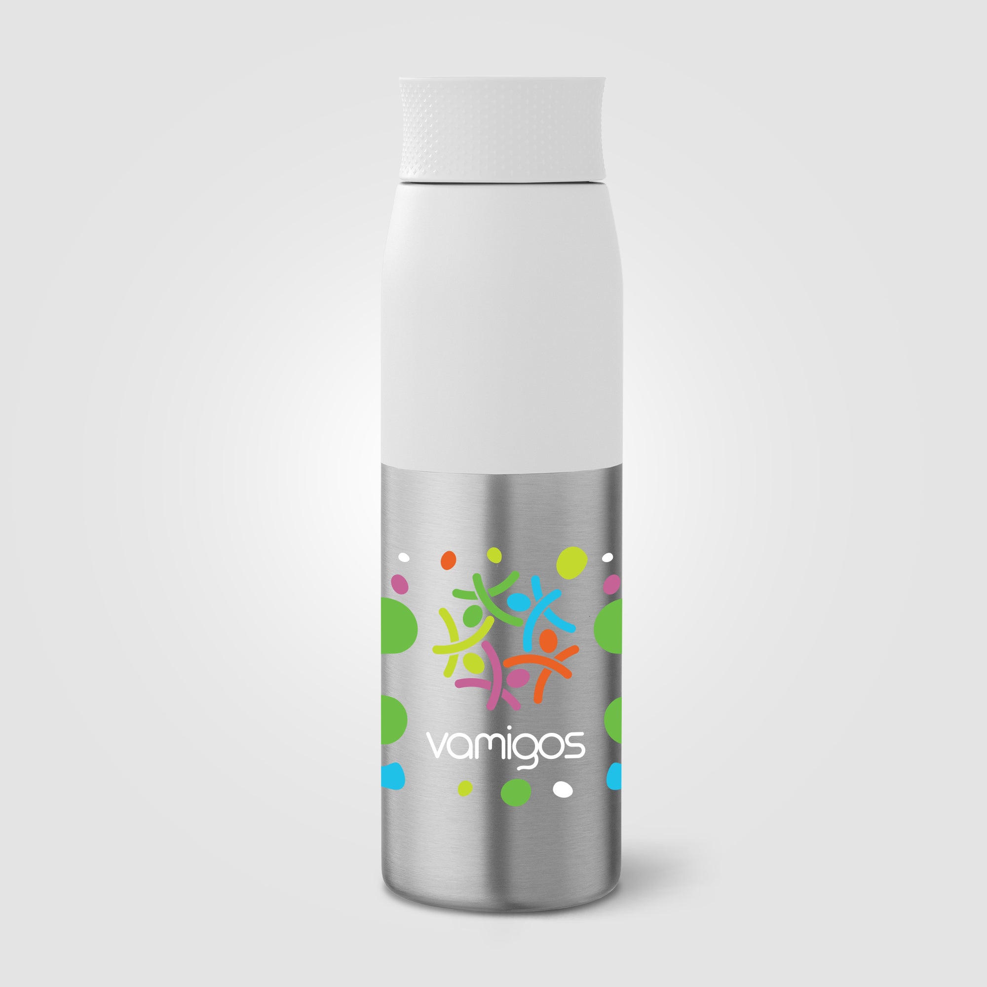 Branded Stainless Steel and Colour Water Bottle
