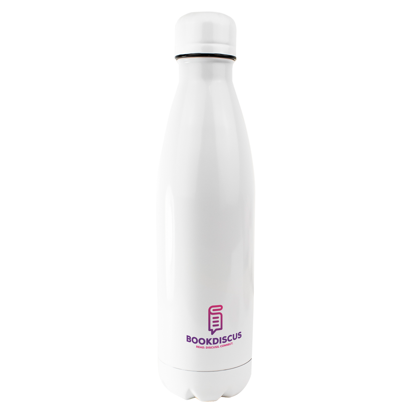 Branded Engraved or Printed Thermal Water Bottle - White