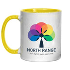 Branded Mug with Coloured Handle