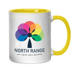 Branded Mug with Coloured Handle