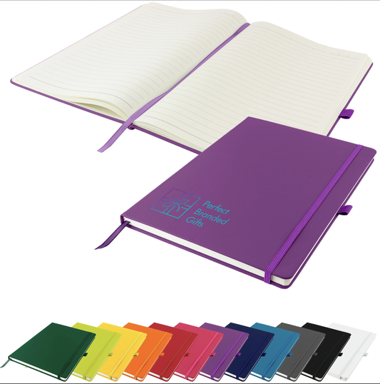 Soft feel PU Leather A4 Notebook