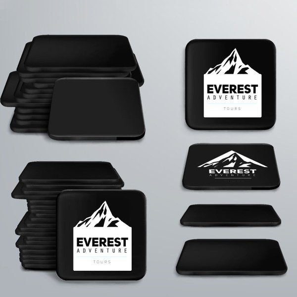 Branded Black Acrylic Coaster