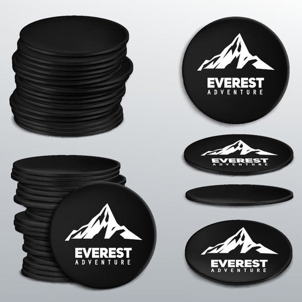 Branded Black Acrylic Coaster