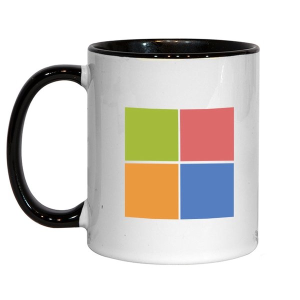 Branded Mug with Coloured Handle
