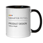 Branded Mug with Coloured Handle