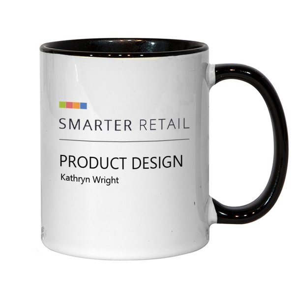 Branded Mug with Coloured Handle