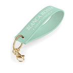 PU Leather Branded Wristlet Keyring
