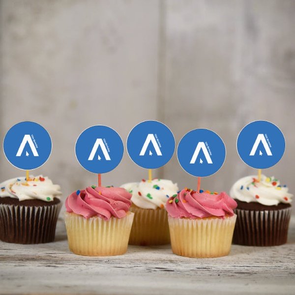 Branded Cupcake Topper