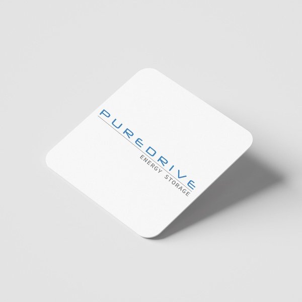 Branded White Acrylic Coaster