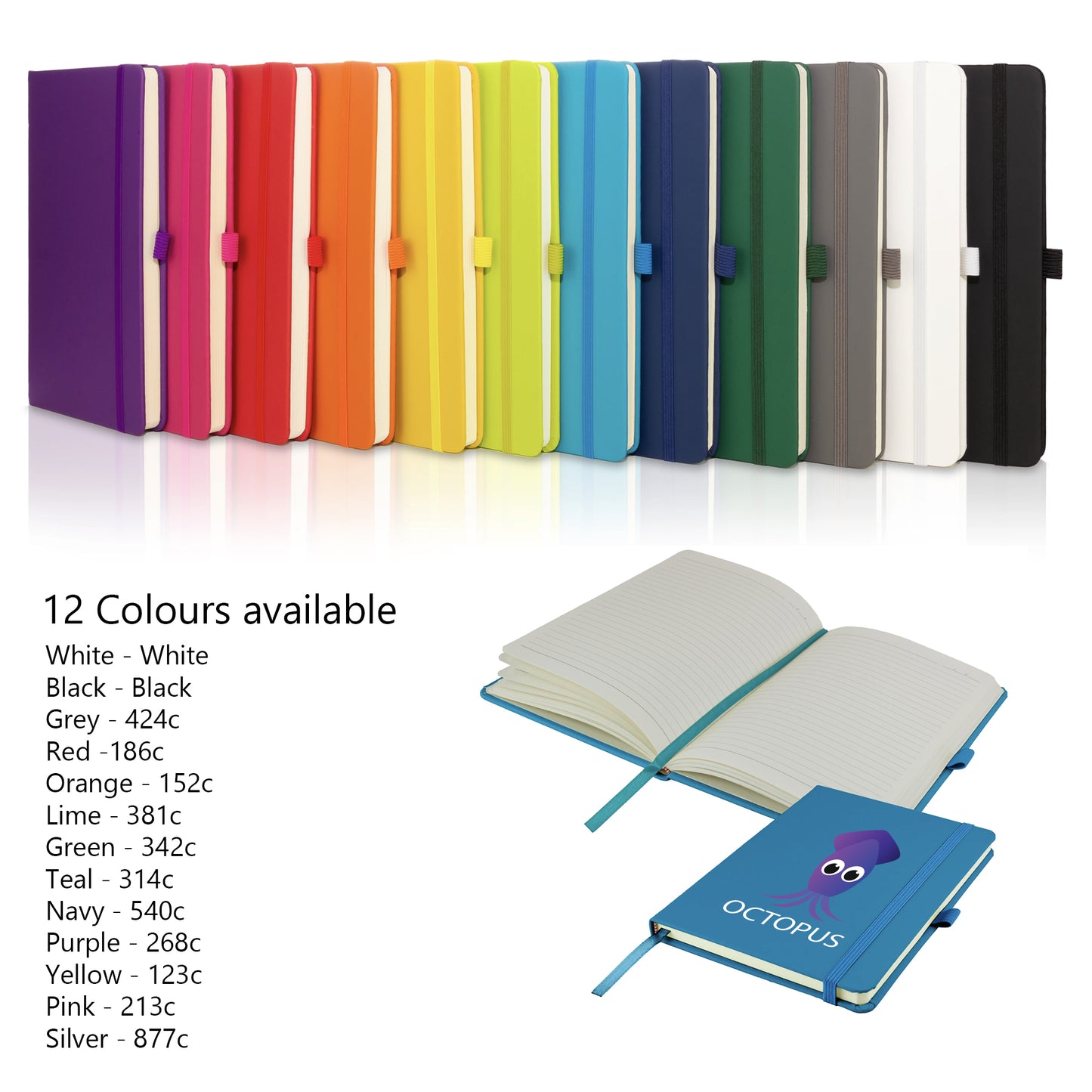 Soft feel PU Leather A5 Notebook - 196 pages