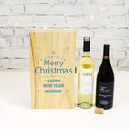 Double Bottle Wooden Gift Box